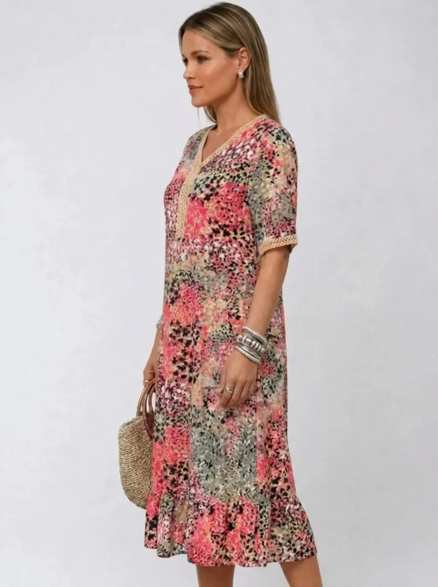 Fatima – Kleid mit Blumenmuster