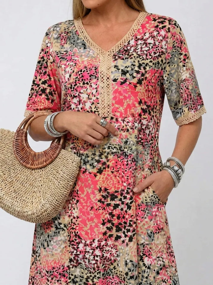 Fatima – Kleid mit Blumenmuster
