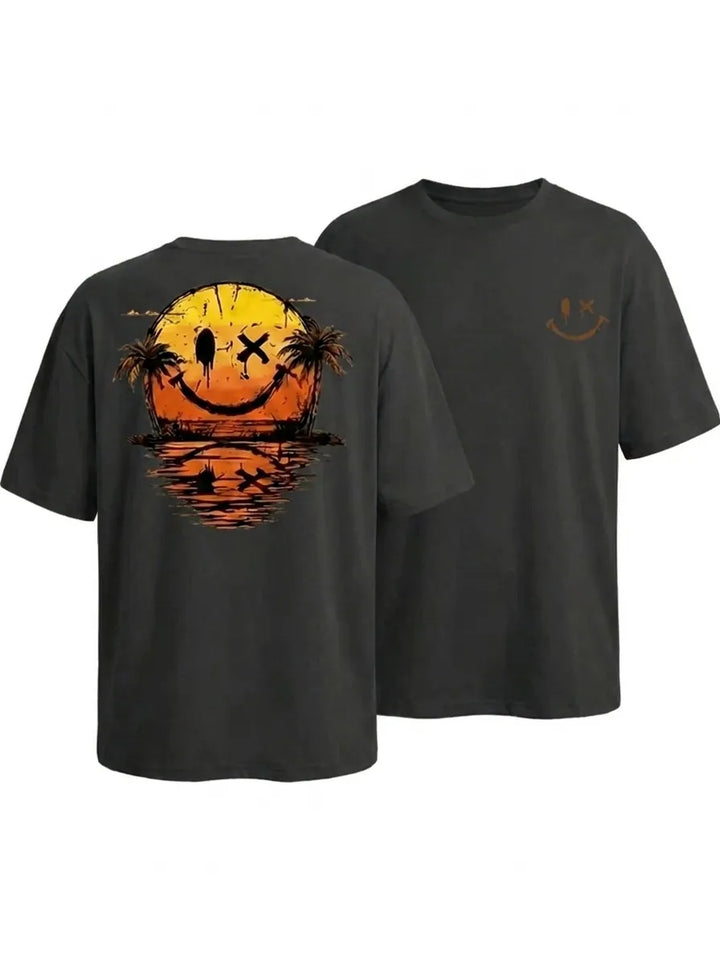Eli™ - Sommer Smiley Meer T-Shirt