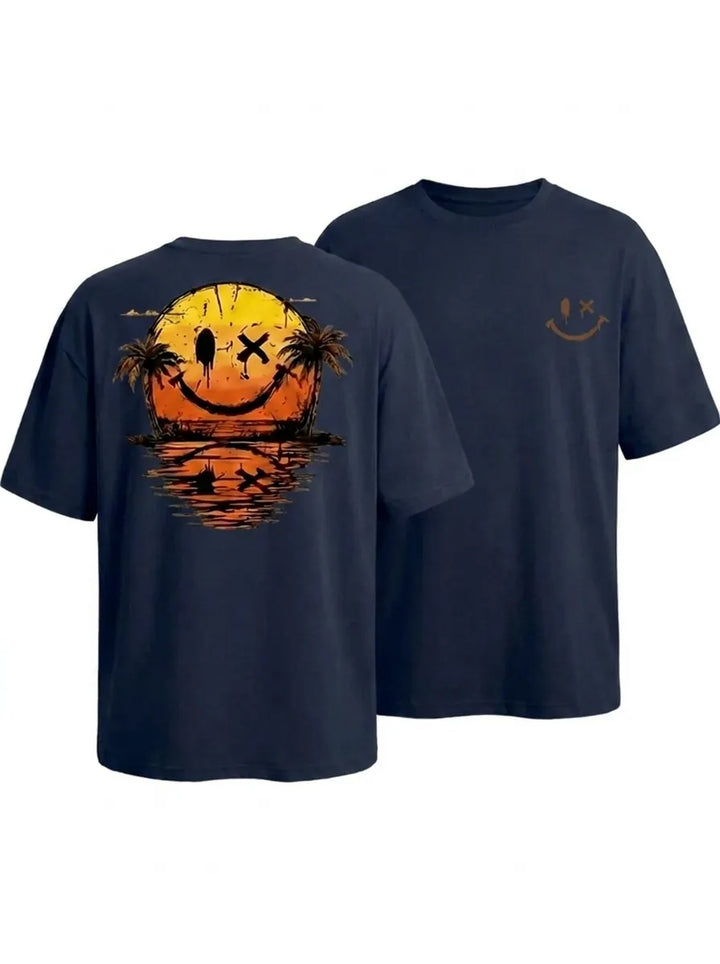 Eli™ - Sommer Smiley Meer T-Shirt
