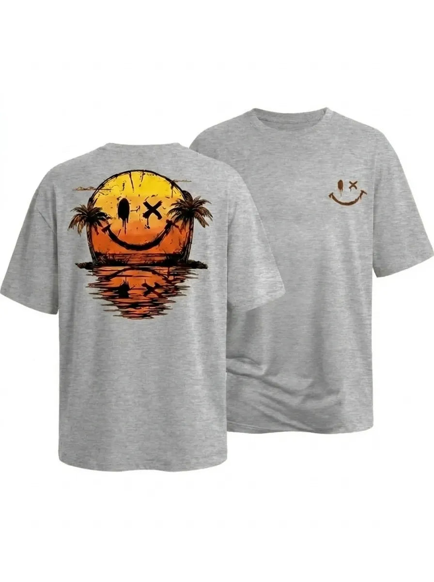 Eli™ - Sommer Smiley Meer T-Shirt