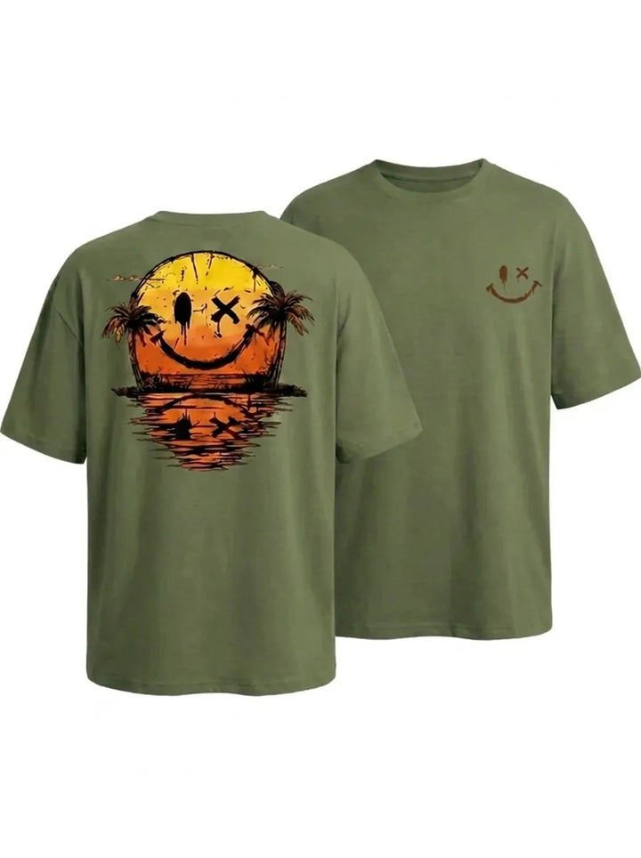 Eli™ - Sommer Smiley Meer T-Shirt