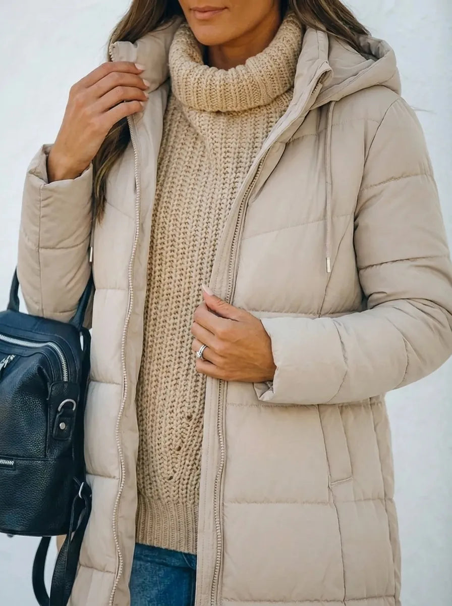 Rae™ - Lässige Kapuzen-Puffer-Daunenjacke