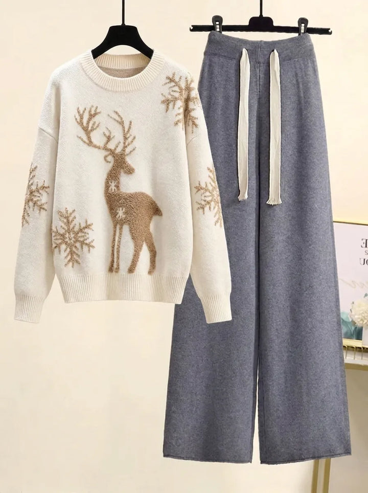 SENTA - Fashionable Plus-Size Knitted Set