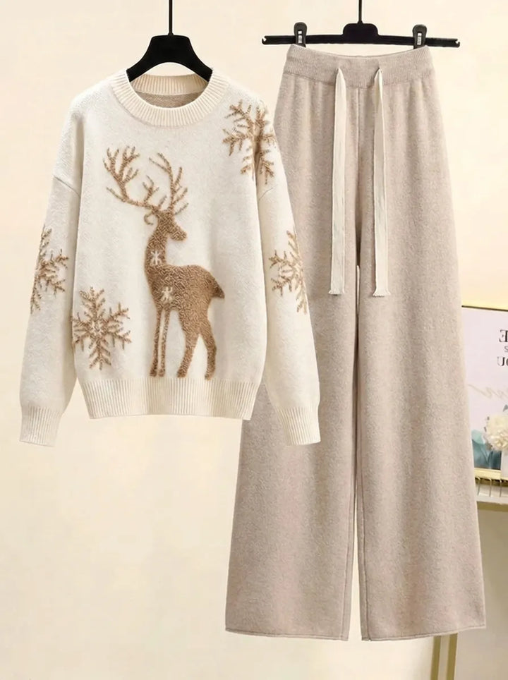 SENTA - Fashionable Plus-Size Knitted Set