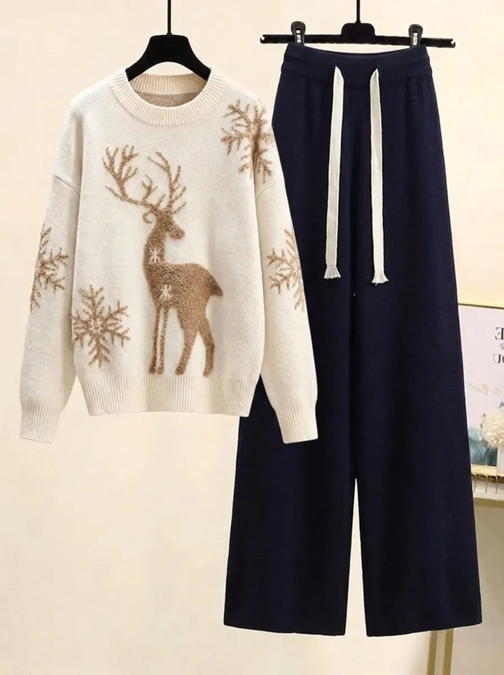 SENTA - Fashionable Plus-Size Knitted Set