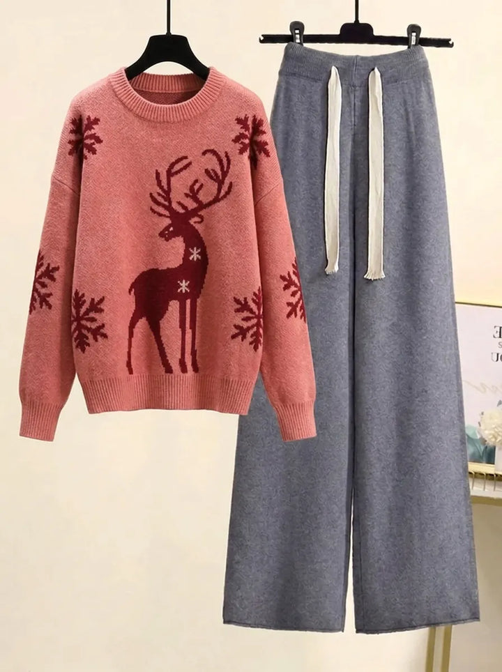 SENTA - Fashionable Plus-Size Knitted Set