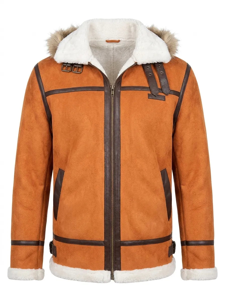 Klaus™ - Leather winter jacket