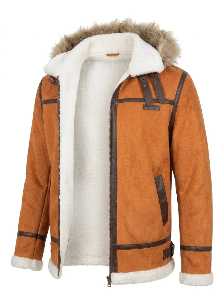 Klaus™ - Leather winter jacket