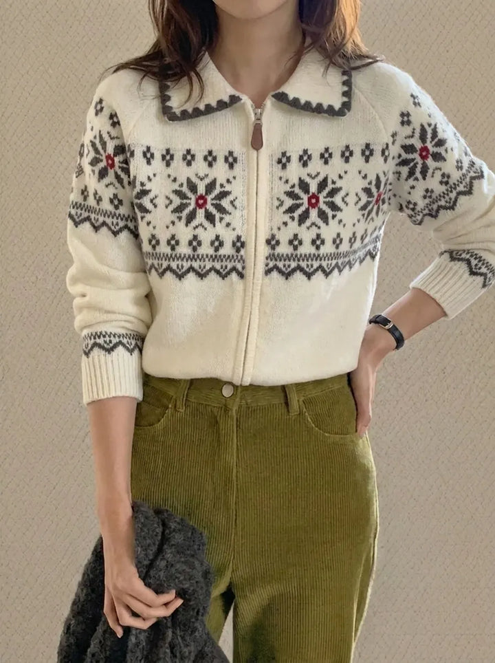 Cair | Pullover mit Knopfleiste aus Wolle