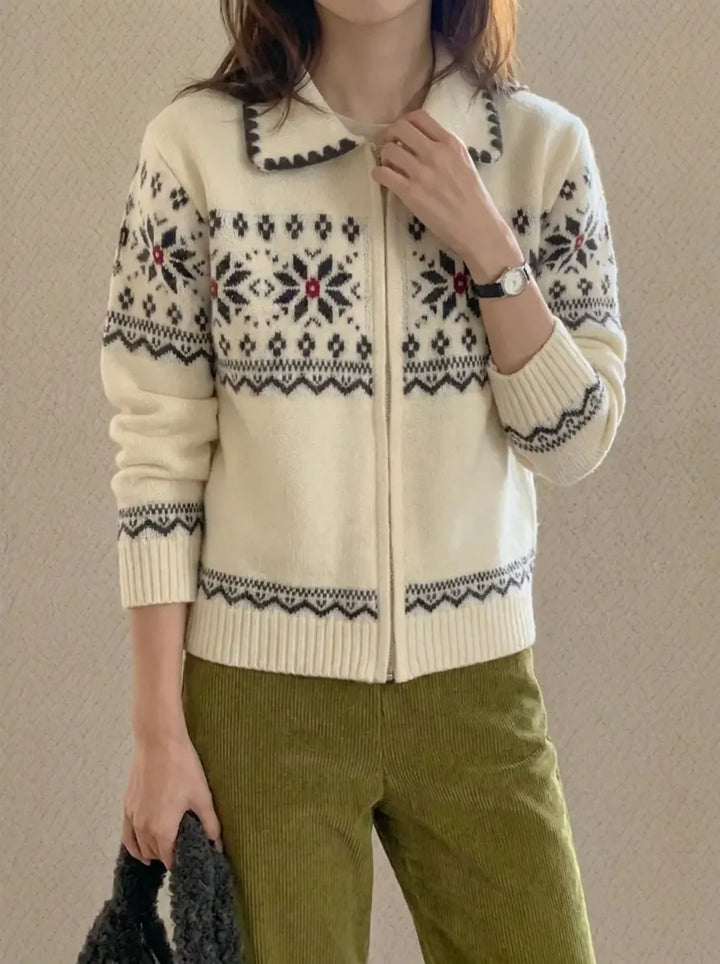 Cair | Pullover mit Knopfleiste aus Wolle