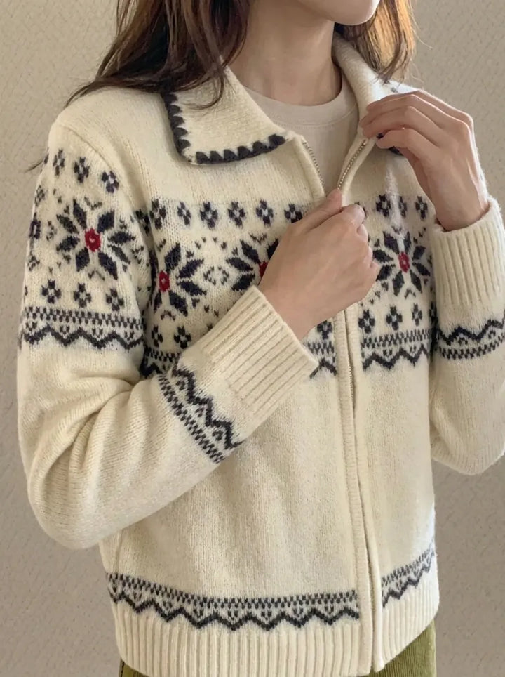 Cair | Pullover mit Knopfleiste aus Wolle