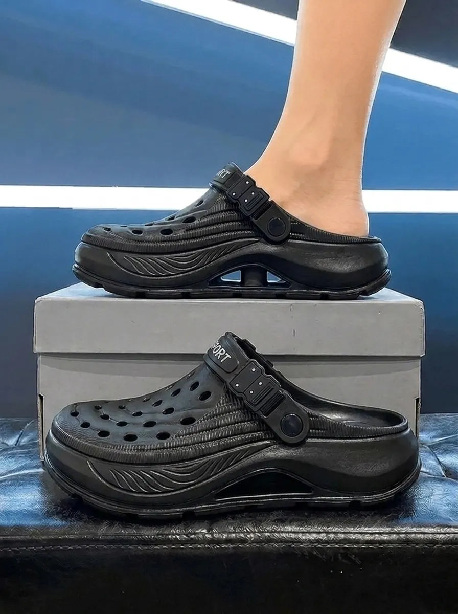 Sandales légères 2-en-1 pour homme – Antidérapantes, respirantes et confortables, avec semelle épaisse en EVA