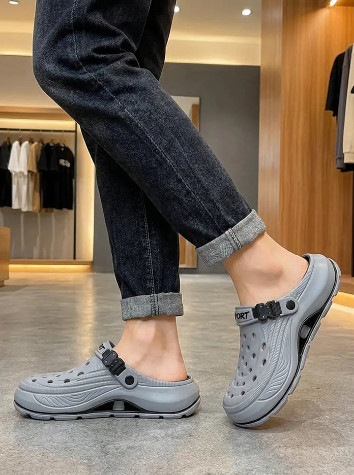 Sandales légères 2-en-1 pour homme – Antidérapantes, respirantes et confortables, avec semelle épaisse en EVA
