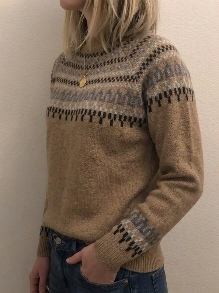 Mie | Pull rétro chic