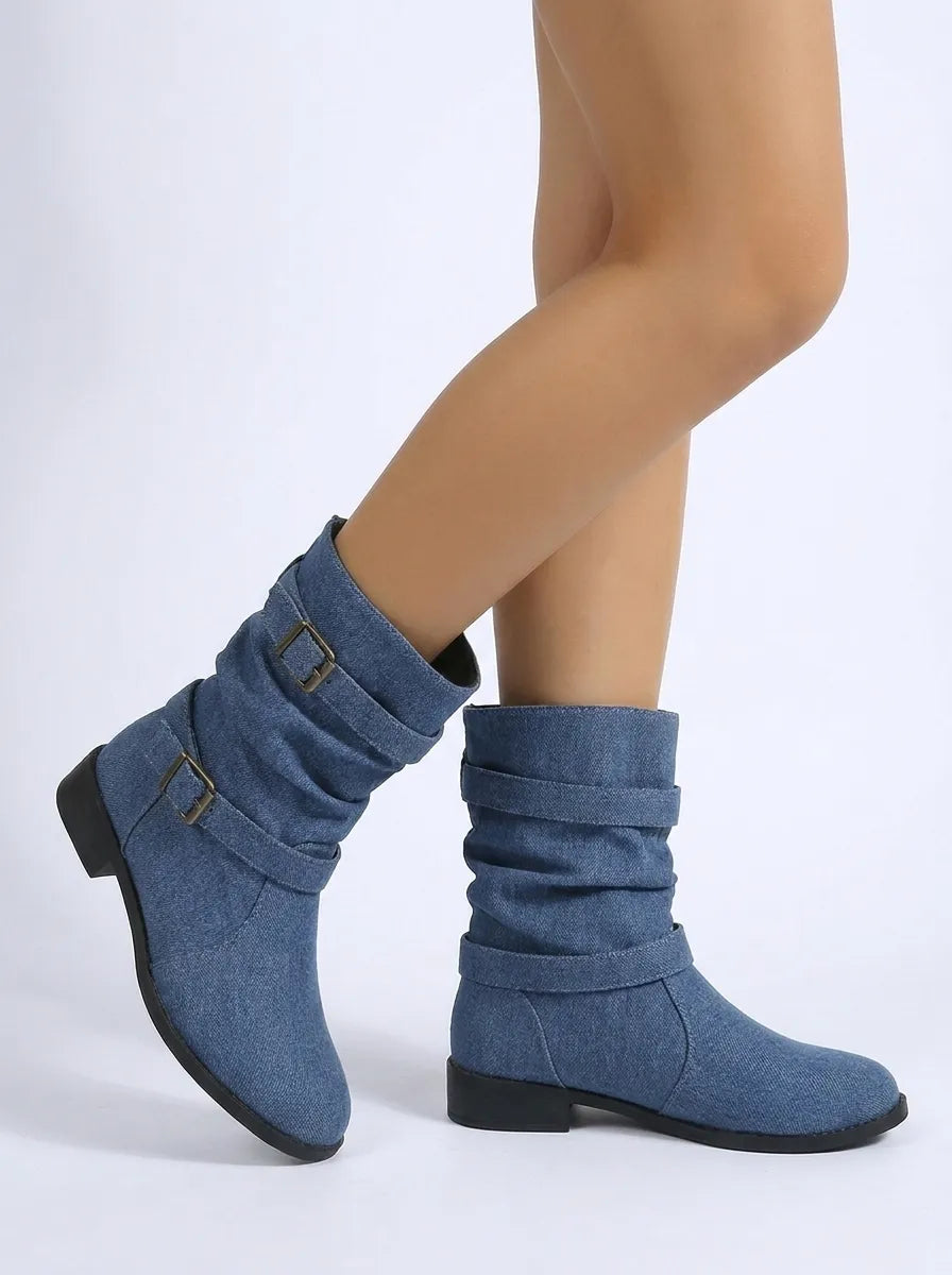 Delaney | Botins de salto baixo