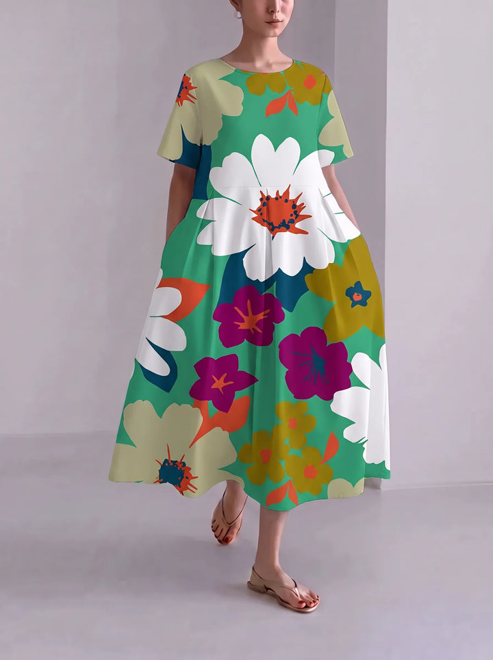 Floria - Lebhaftes Blumenkleid