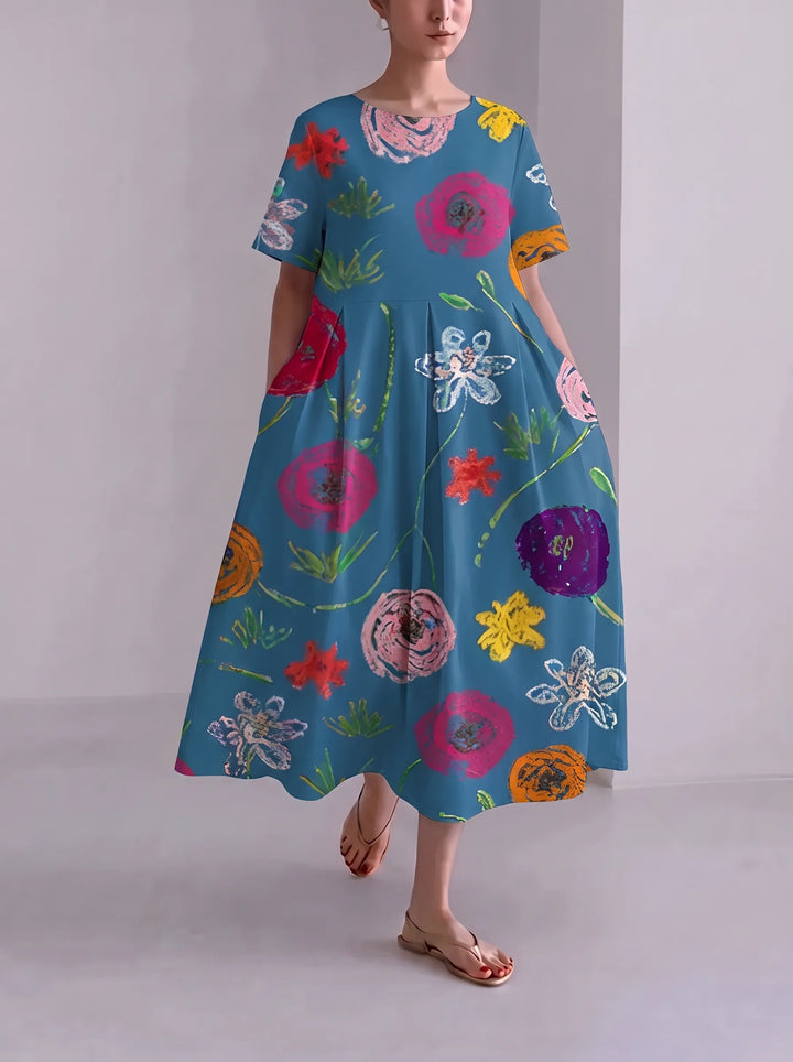 Floria - Lebhaftes Blumenkleid