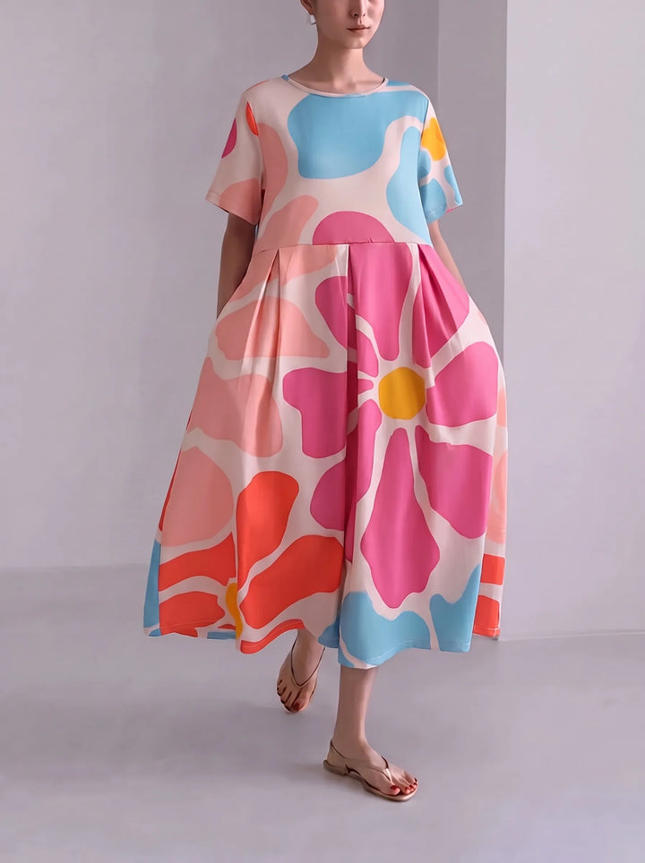 Floria - Lebhaftes Blumenkleid