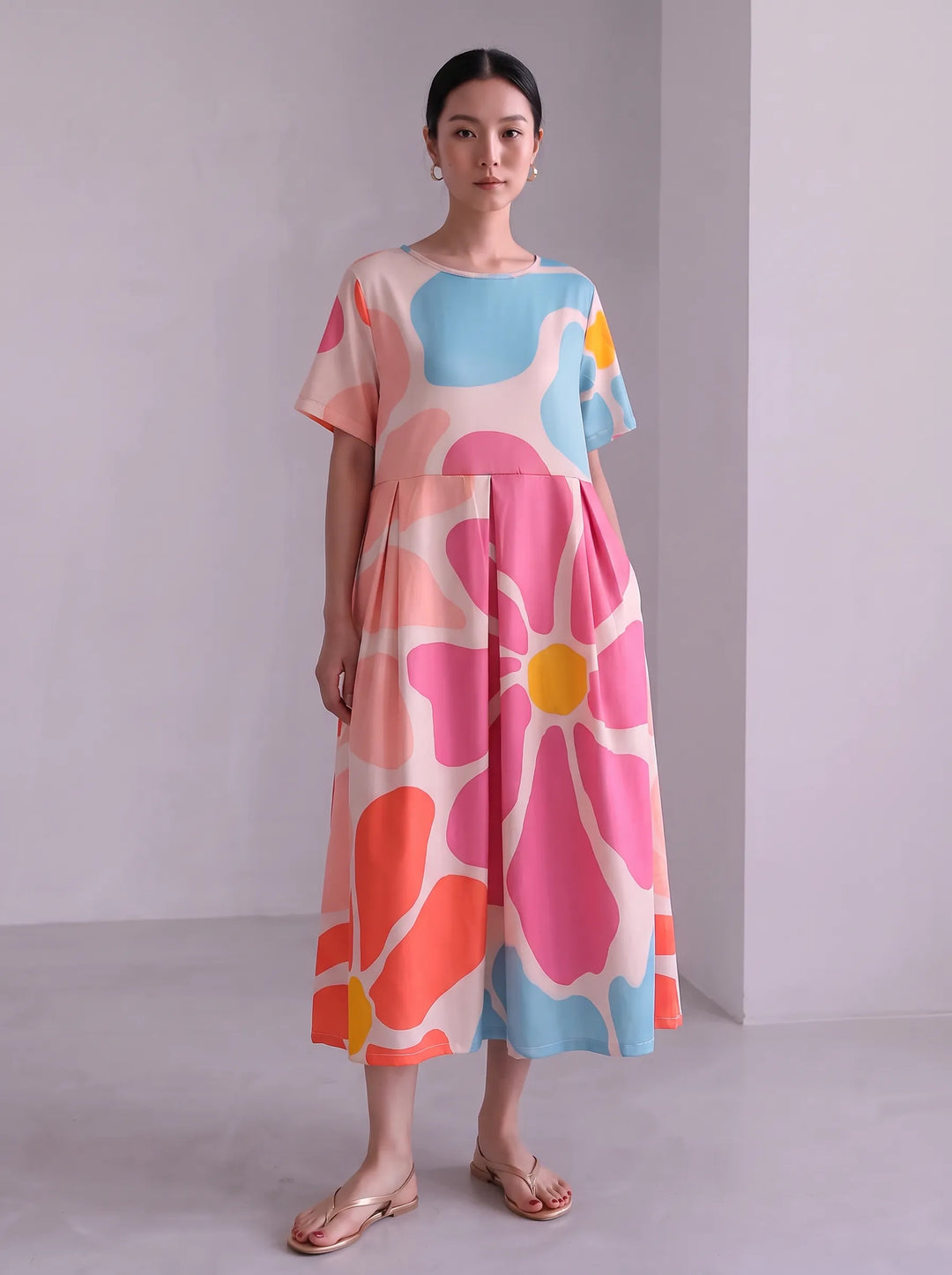 Floria - Lebhaftes Blumenkleid