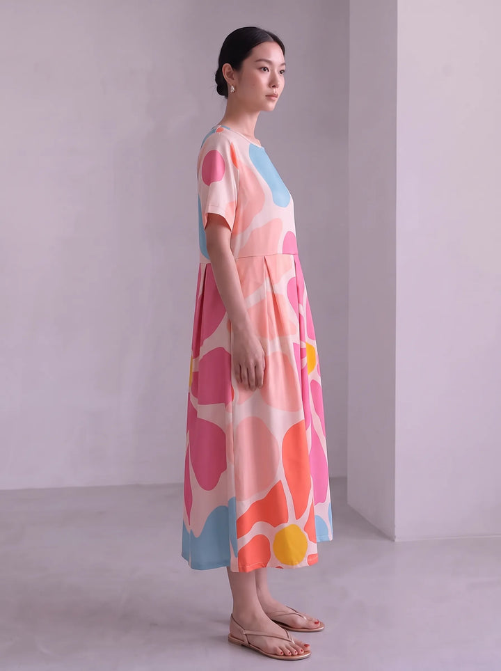 Floria - Lebhaftes Blumenkleid