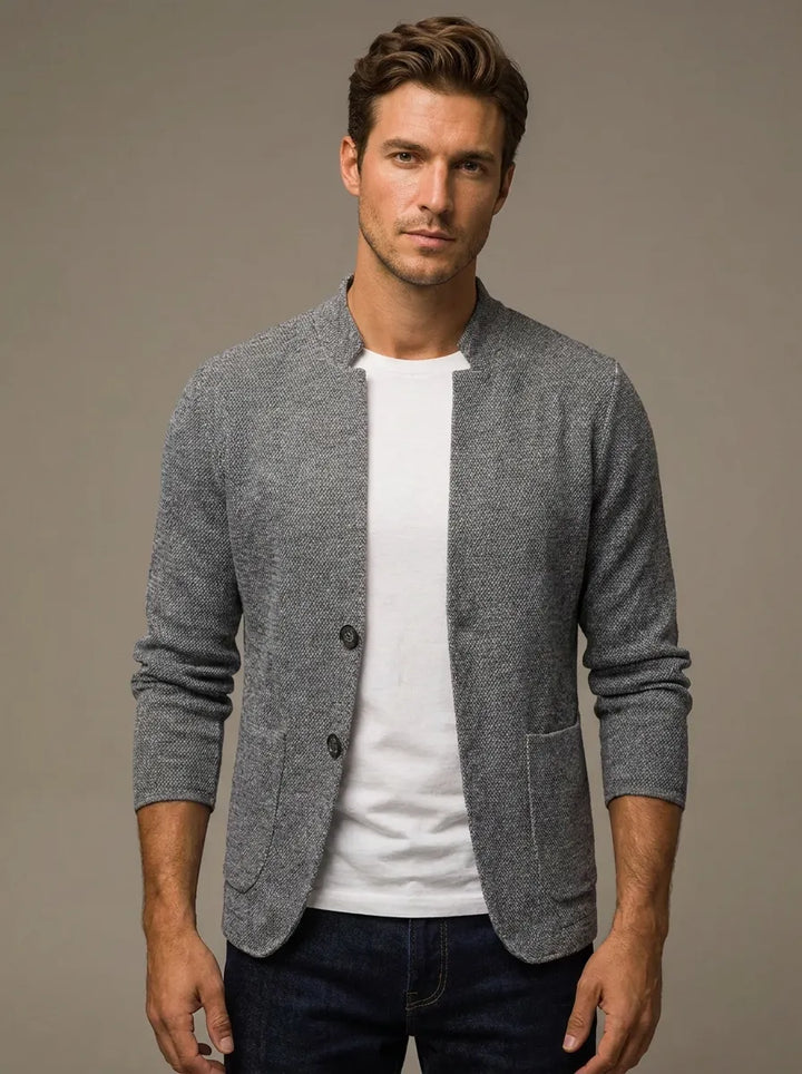 LAURENT MONACO | Herrenweste mit Strickstruktur