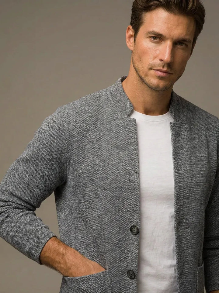 LAURENT MONACO | Herrenweste mit Strickstruktur