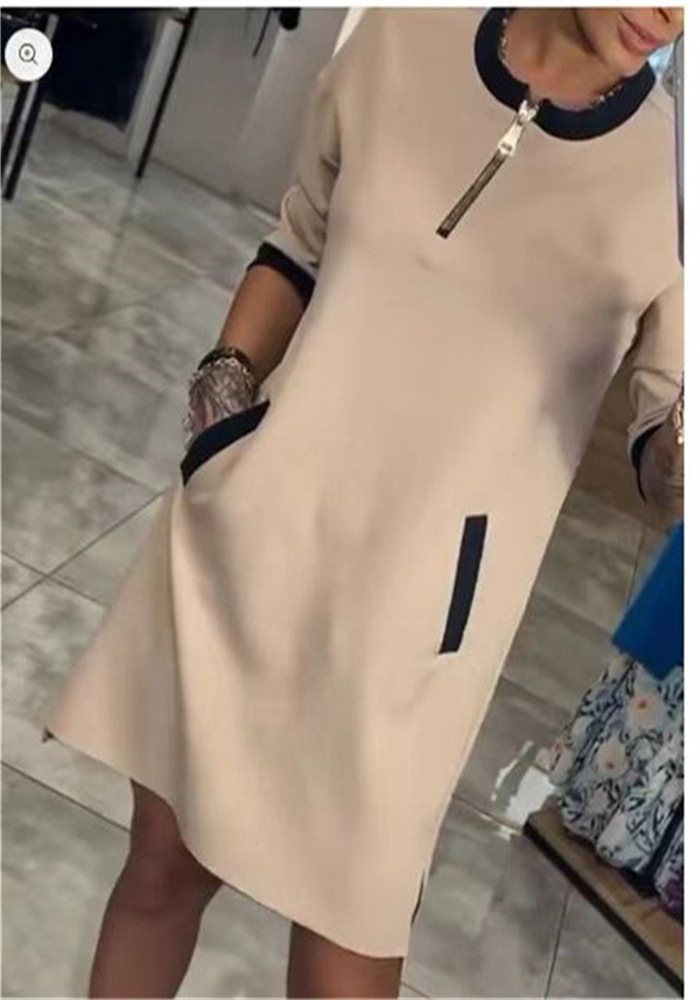 Bertha™ - Schickes Langarmkleid