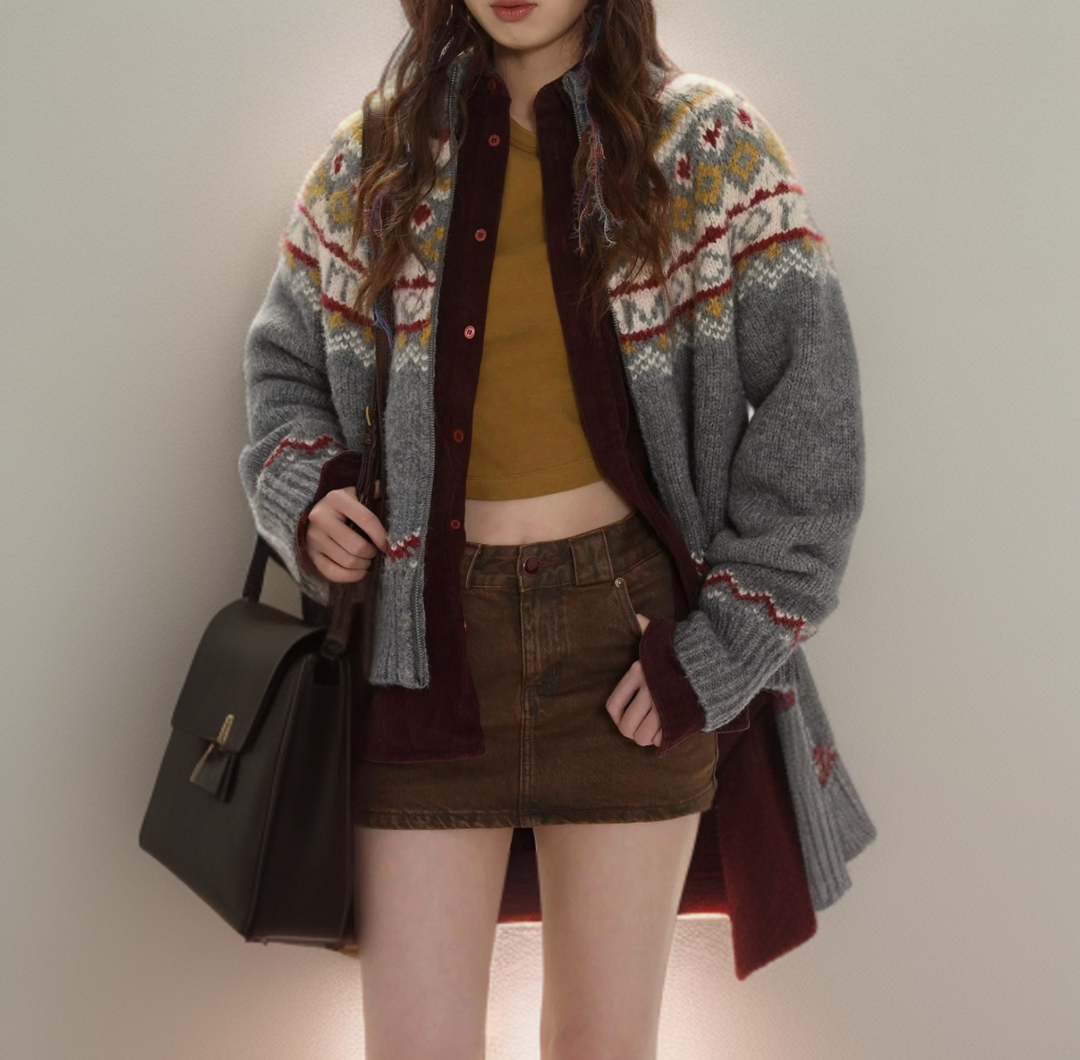 Inna | Modischer und bequemer Strickpullover