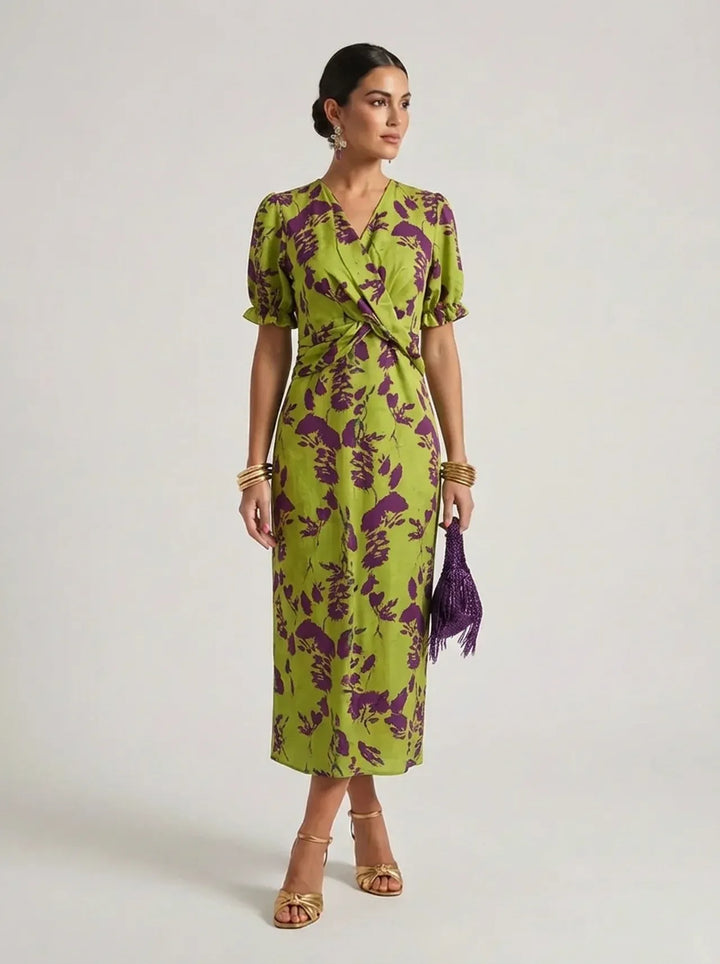 Virel | Entspanntes Floral-Midi-Kleid