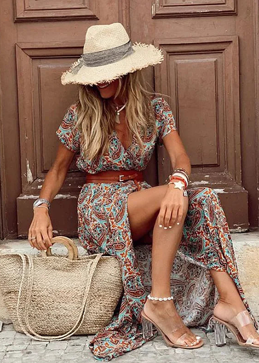 Tahlee™ - Elegantes Bohemian Maxikleid
