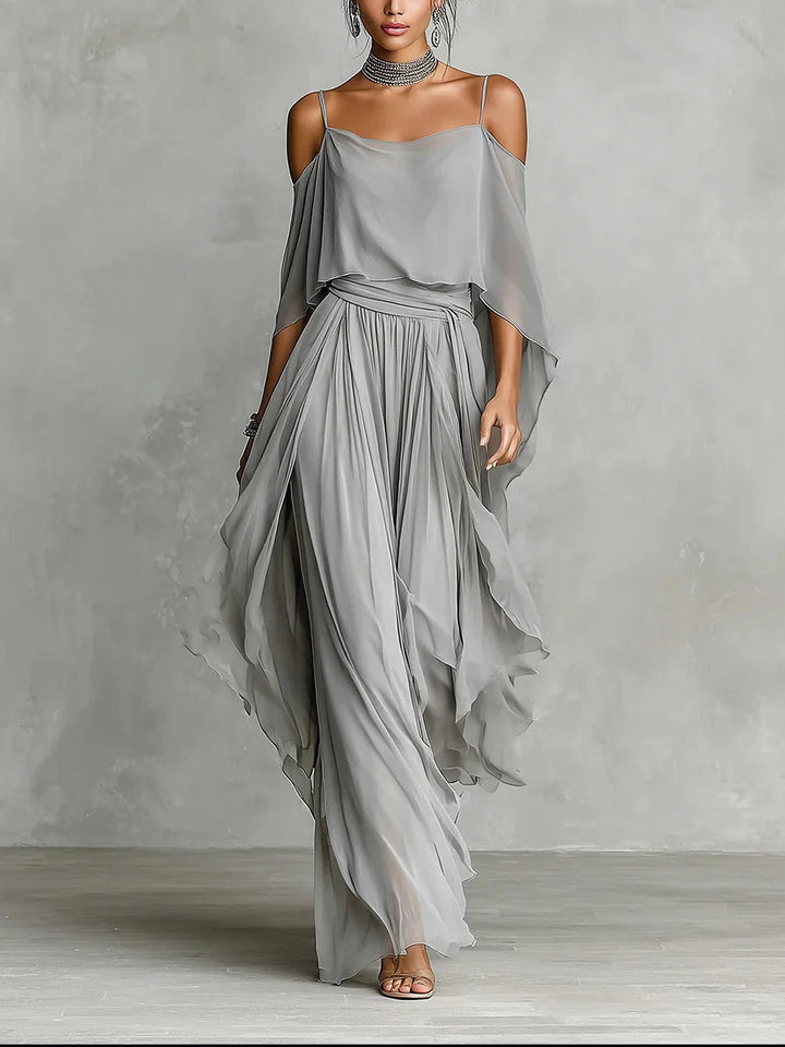 Ivah™ -  Off-Shoulder Flowy Set