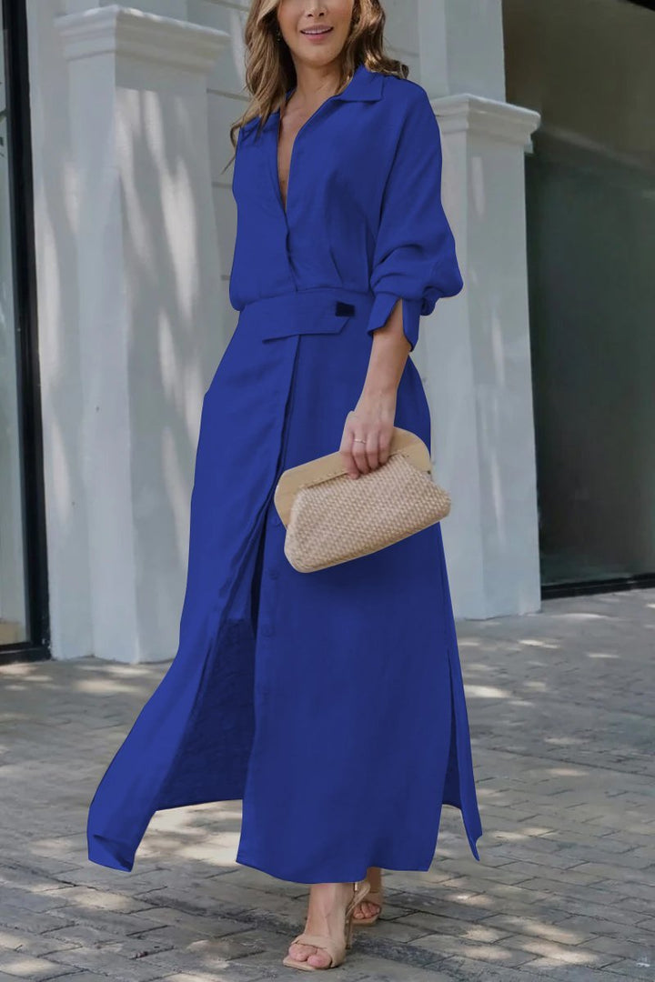 Arwen - Maxikleid mit V-Ausschnitt