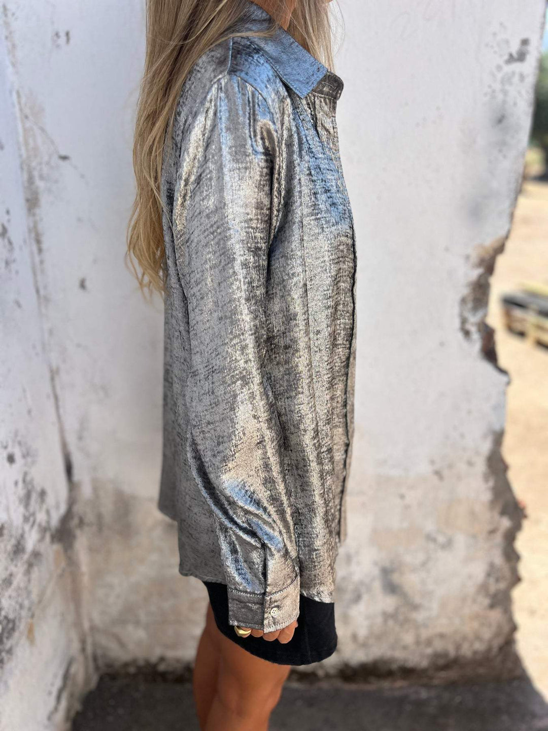 Damen Langarmshirt mit Tasche