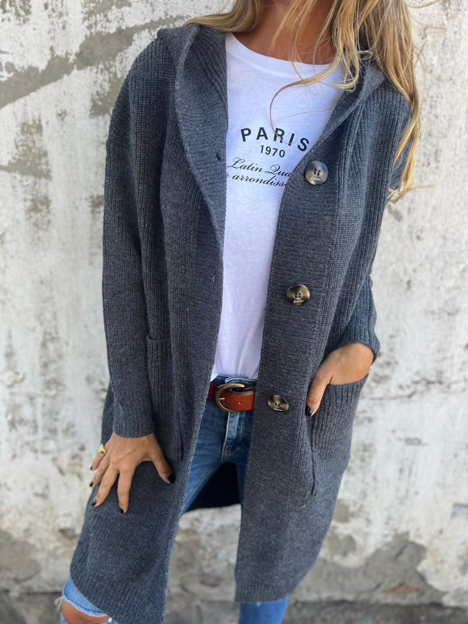 Heidi™ - Lässiger langer Cardigan
