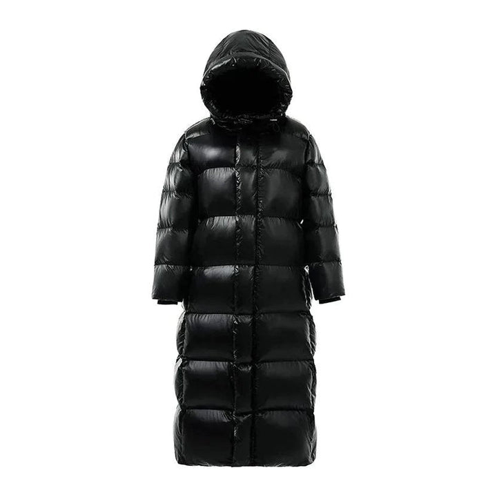 Phoebe - Luxe Longline Daunen Pufferjacke