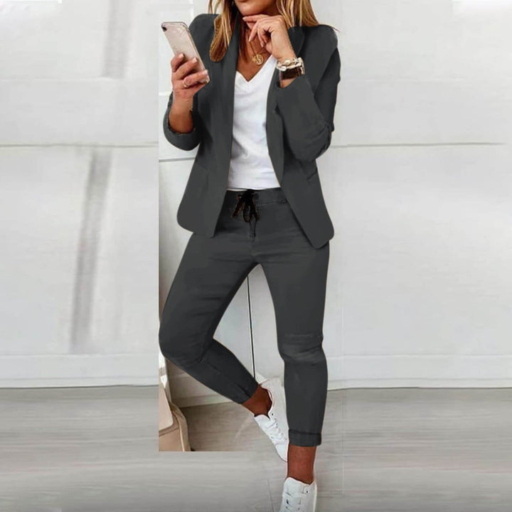 Lily - Stilvolles Blazer Und Hosenset