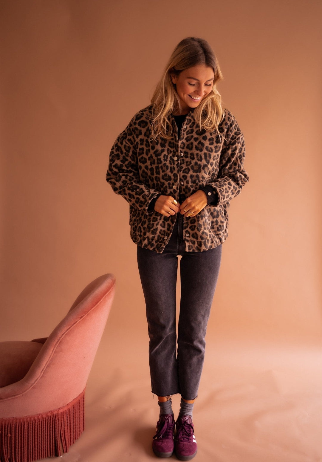 Katarzyna | Zeitlose Leopardenmuster-Jacke