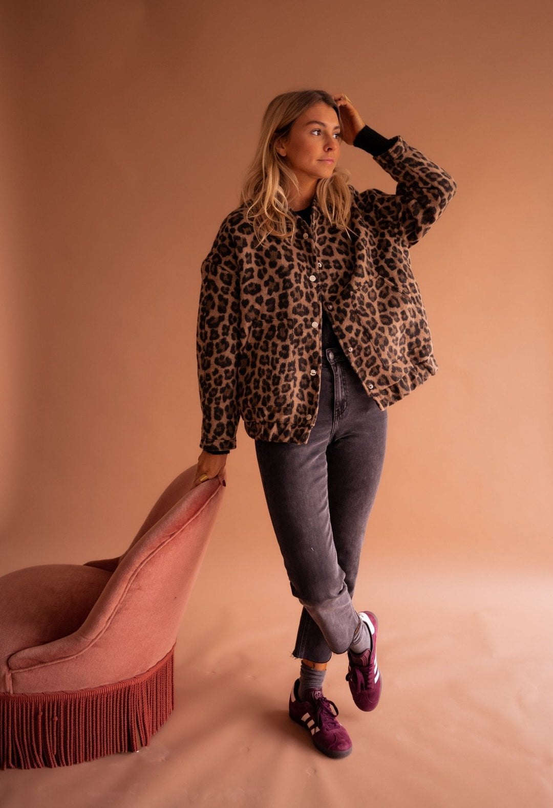 Katarzyna | Zeitlose Leopardenmuster-Jacke