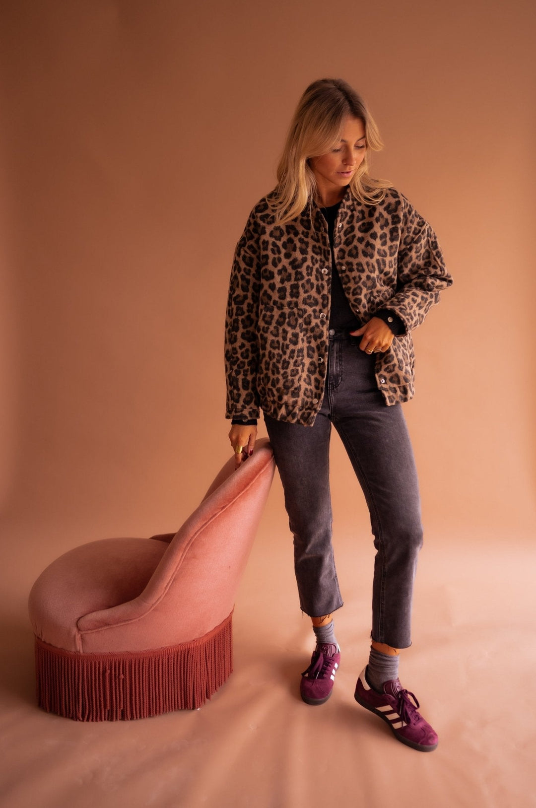 Katarzyna | Zeitlose Leopardenmuster-Jacke