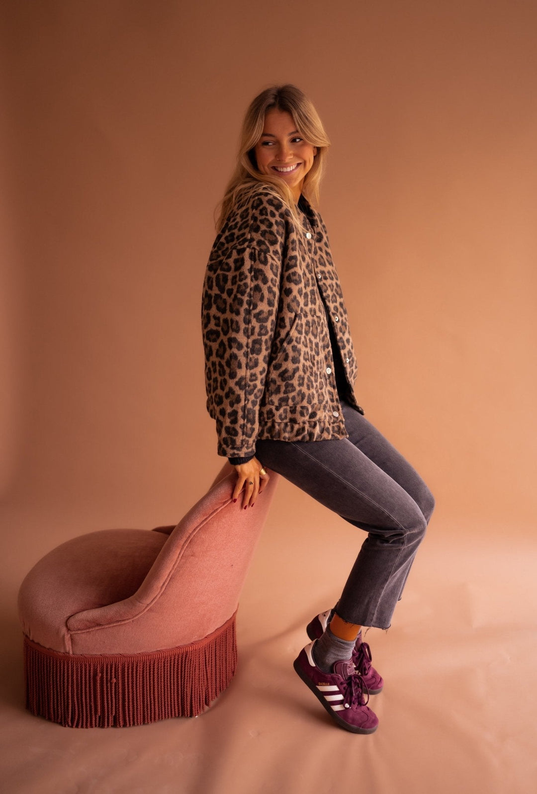 Katarzyna | Zeitlose Leopardenmuster-Jacke