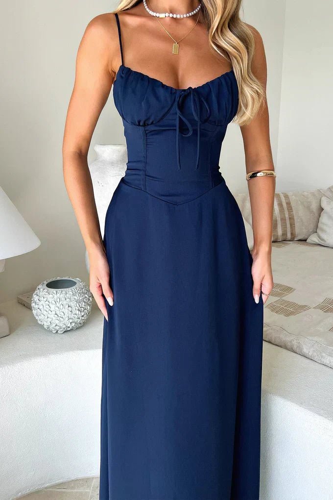 Cambria - Elegantes Maxikleid mit Spaghetti-Trägern