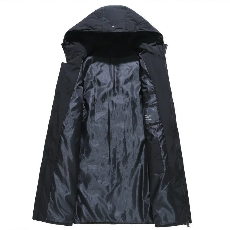 Lange Winterjacke