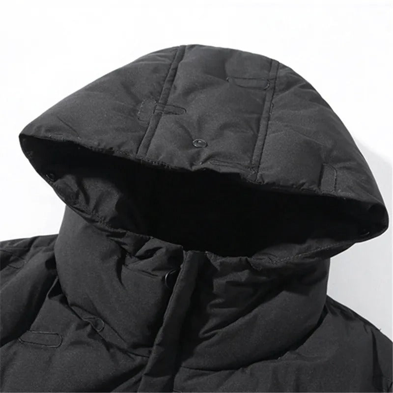 Lange Winterjacke