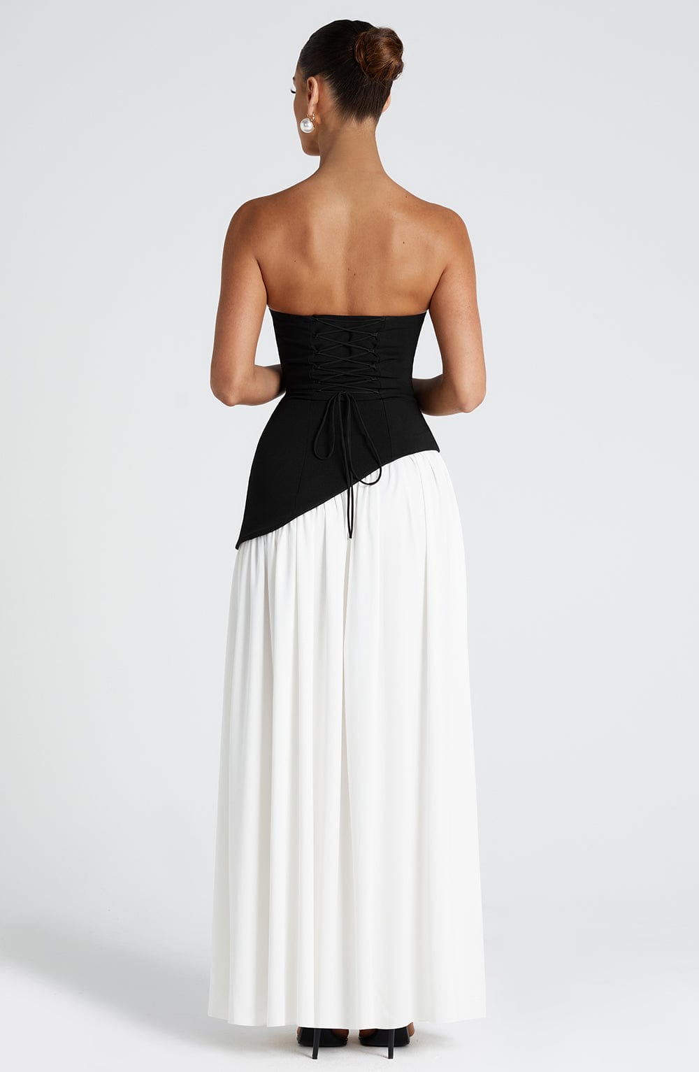 Damen Maxi Kleid mit Seitenschlitz