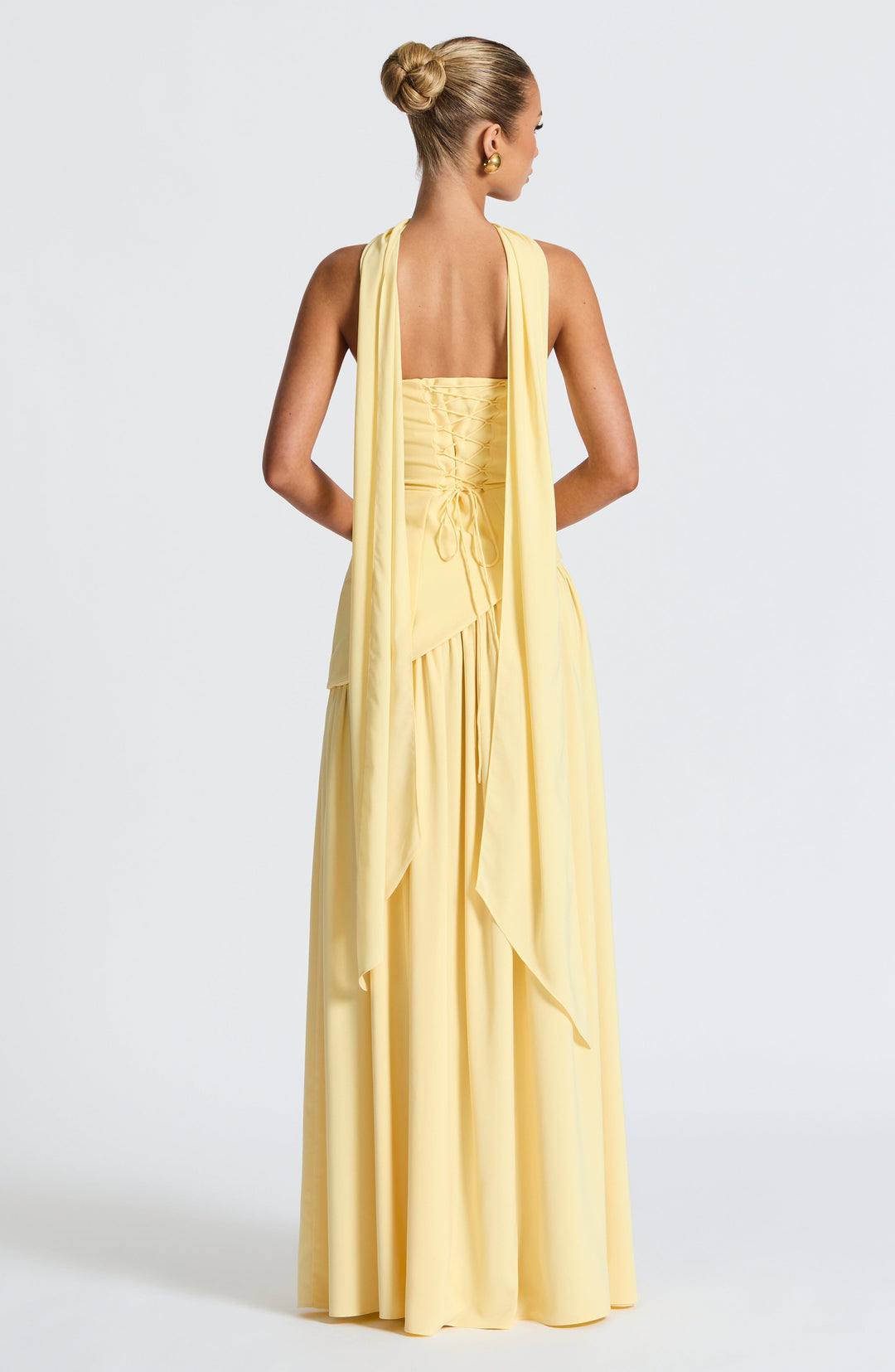 Damen Maxi Kleid mit Seitenschlitz