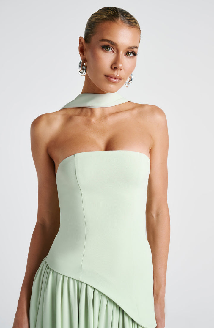Damen Maxi Kleid mit Seitenschlitz