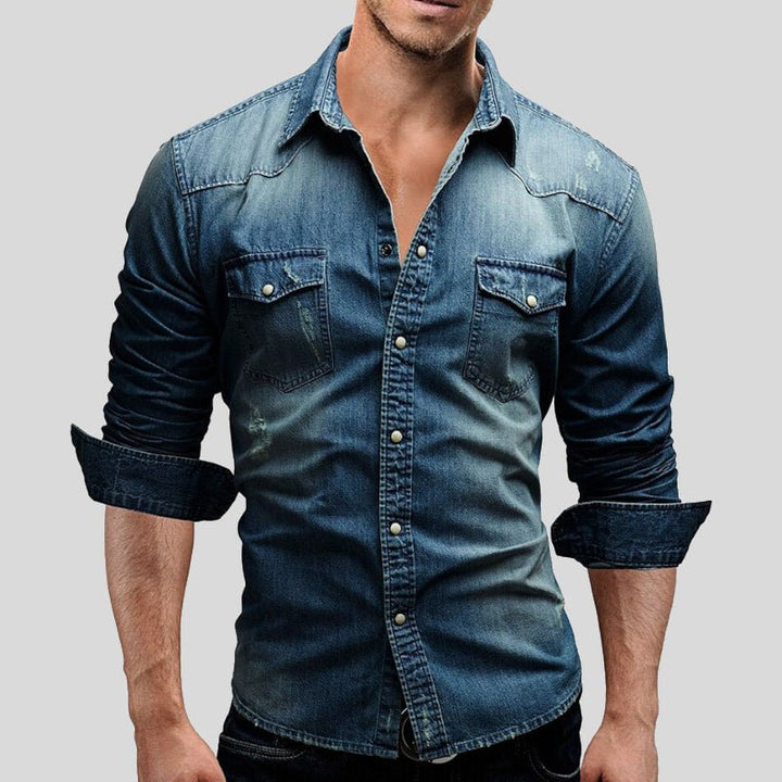 Leonardo - Denim Hemd