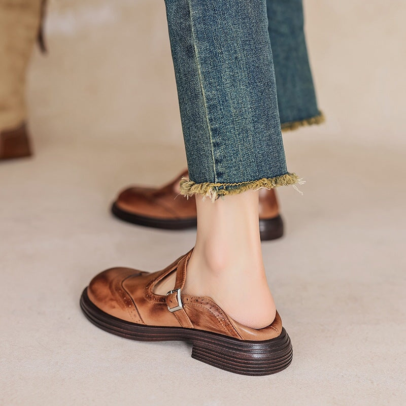 Velda™ - Elegante Mary Janes aus Leder
