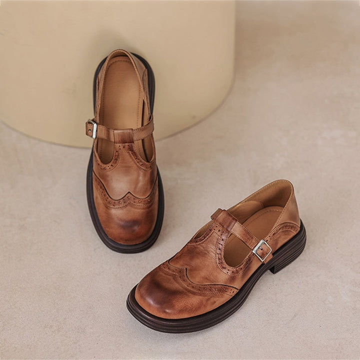 Velda™ - Elegante Mary Janes aus Leder